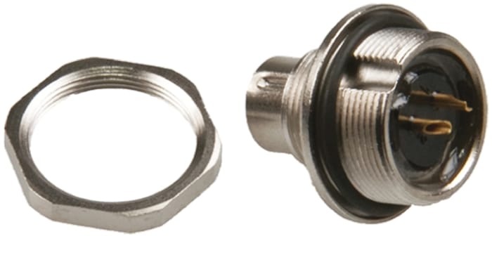 binder Circular Connector, 5 Contacts, Panel Mount, Socket, Male