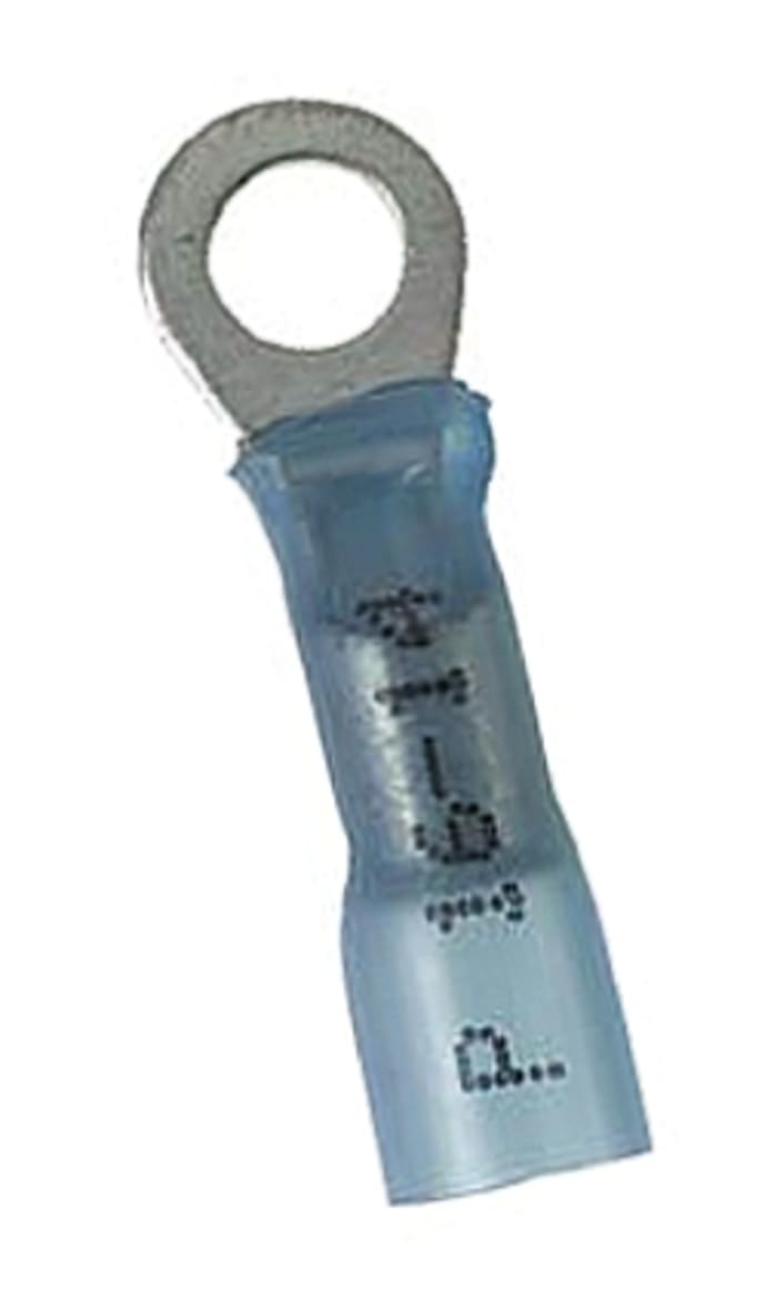 TE Connectivity DuraSeal Series Insulated Tin Plated Crimp Ring Terminal, M5 Stud Size, 1.5mm² to 2.5mm², 16AWG