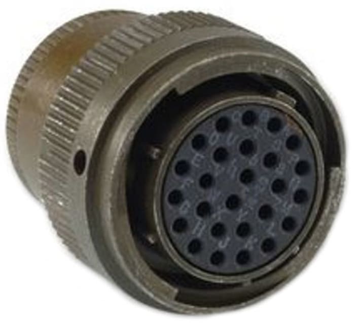 ITT Cannon, KPT 32 Way Cable Mount MIL Spec Circular Connector Plug, Socket Contacts,Shell Size 18, Bayonet Coupling