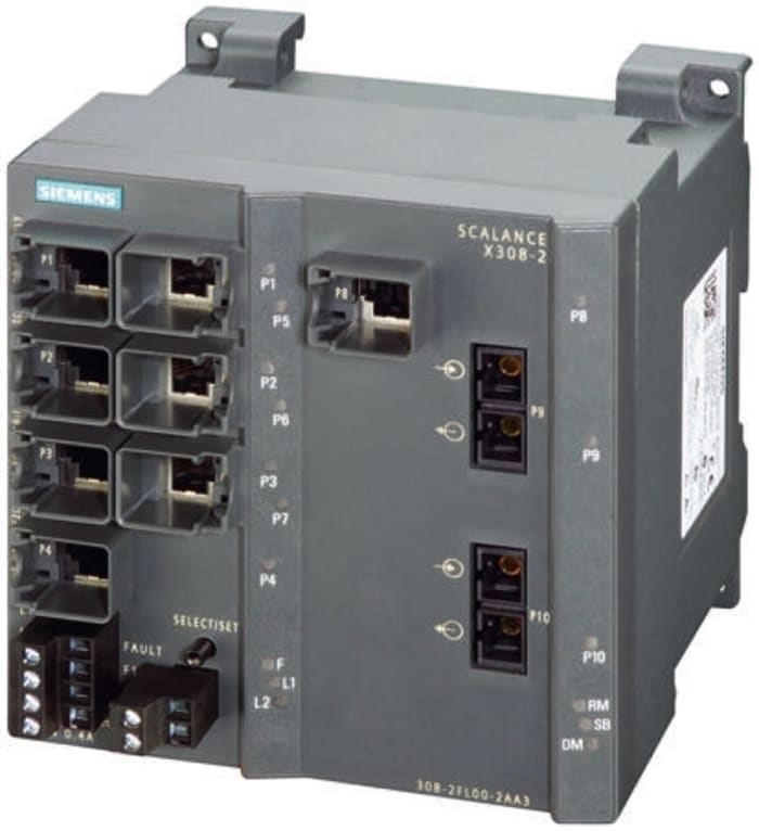 Siemens 6GK5 308 PLC I/O Module - 24 V dc