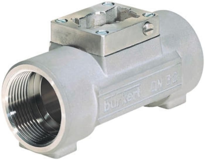 Burkert Plastic Pipe Fitting, Straight Flow Adapter