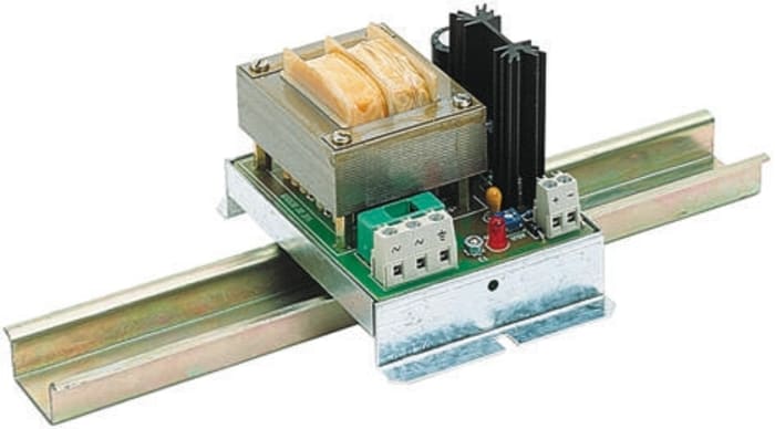 Alimentation linéaire à châssis ouvert, Vin 230V c.a., Vout 24V c.c., Iout 800mA, 50VA
