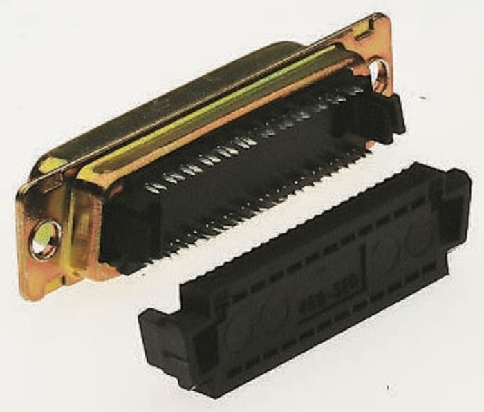 37 Way IDC D-sub Connector, Plug, PCT Shell