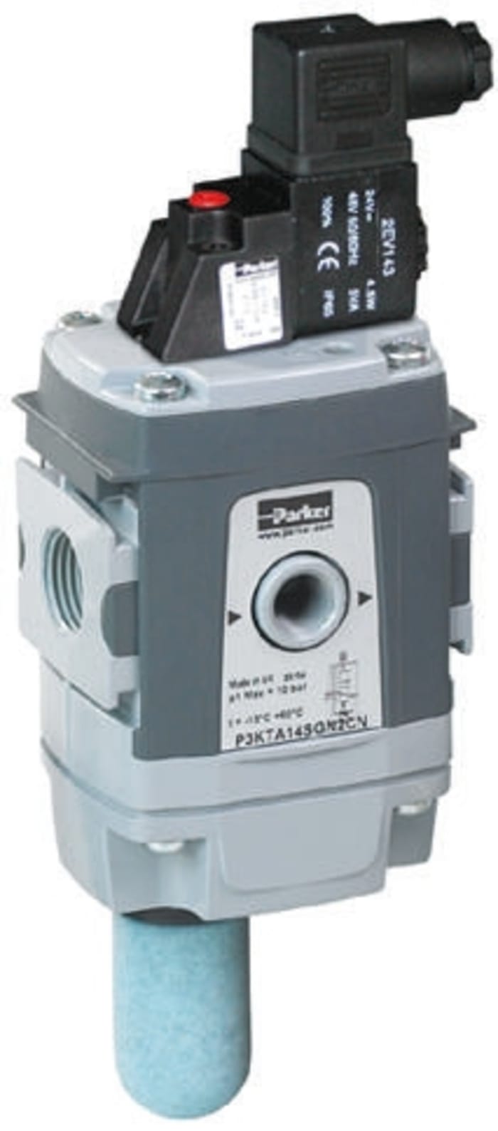 Parker Pneumatic Control Valve - Solenoid/Pilot G 1/2 P3K Series 24V dc