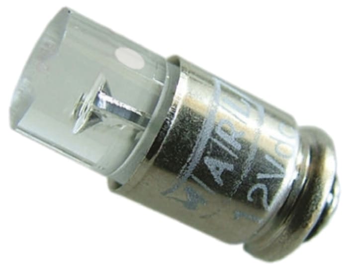 Marl Red LED Indicator Lamp, 24V dc, Midget Groove Base, 4.9mm Diameter, 2750mcd