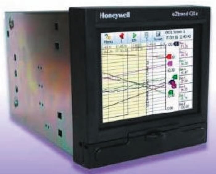 Honeywell TVEZQX-61, 6 Input Channels, 0 Output Channels, Paperless Chart Recorder Measures Current, Millivolt,