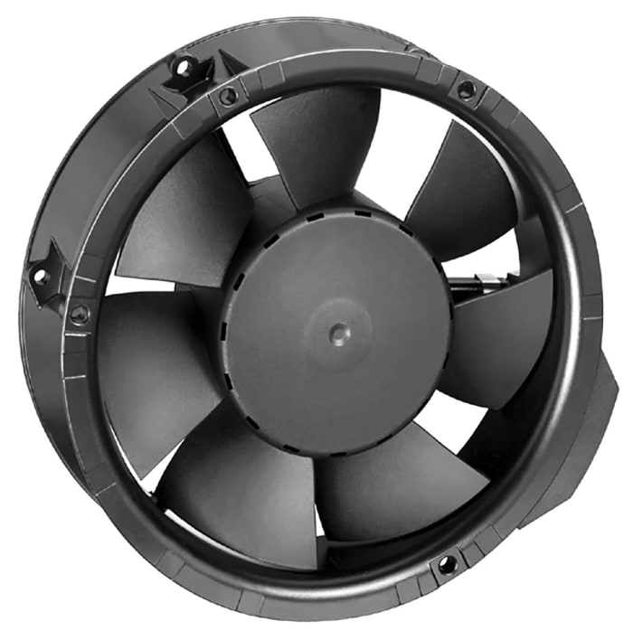 ebm-papst 6200 N Series Axial Fan, 24 V dc, DC Operation, 410m³/h, 17W, IP20, 172 x 51mm