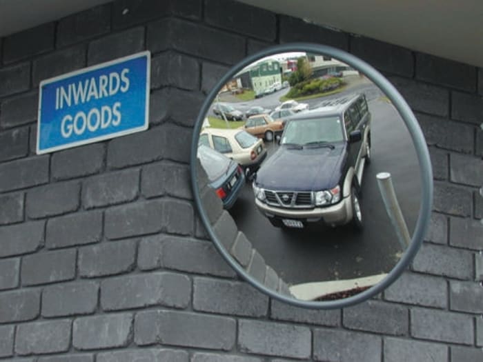 Securikey Acrylic Indoor, Outdoor Safety & Security Mirror, Circular