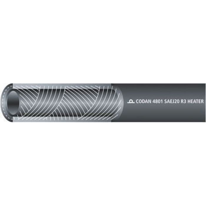 RS PRO Hose Pipe, 9.5mm ID, Black, 25m