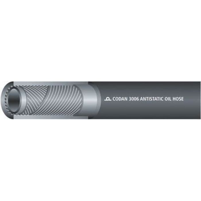 RS PRO Chloroprene, NBR, Hose Pipe, 12.7mm ID, 21.5mm OD, Black, 25m