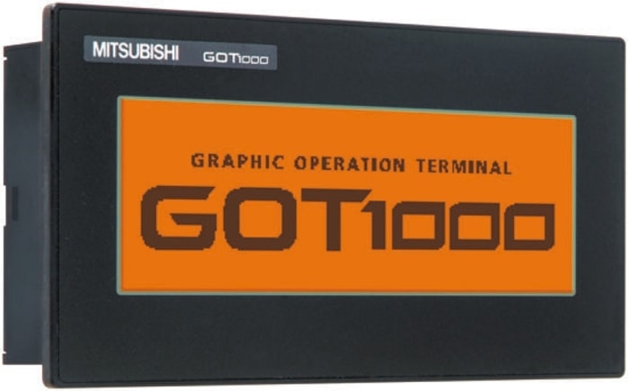 Ecran HMI tactile GOT1000 GT10 Mitsubishi, LCD de type STN, 4,5 pouces, 288 x 96pixels, 149,5 mm (H) x 84 (l) x 29,5