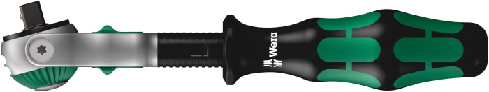 Wera Zyklop 1/4 in Square Ratchet with Ratchet Handle, 152 mm Overall