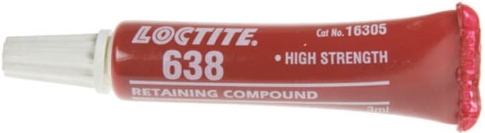 Loctite High Strength, Retaining Compound Urethane Methacrylate Liquid Tube 3 ml, -55 → +150 °C