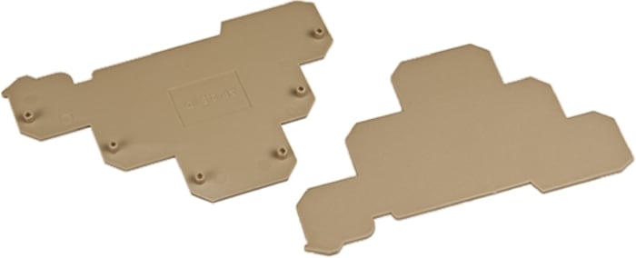 RS PRO End Cover for Use with DIN Rail Terminal Blocks