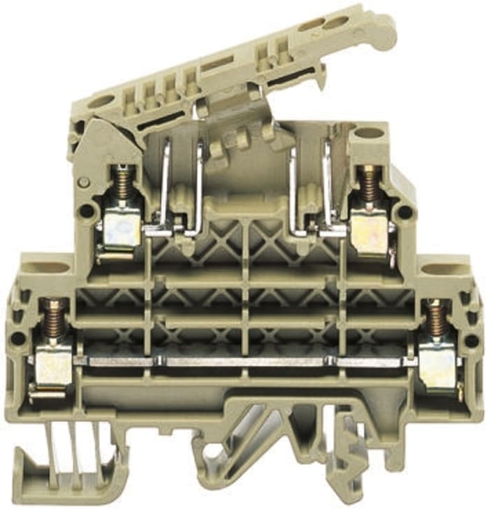 RS PRO STKD 1 Serisi Geçiş Klemensi, Vidalı, 500 V