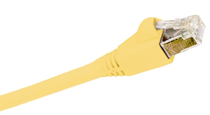 Molex Premise Networks Cat6 Ethernet Cable Assembly, F/UTP, Yellow PVC Sheath, 3m