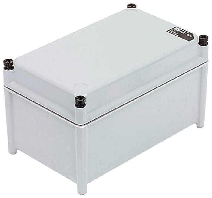 RS PRO Grey Fibreglass Enclosure, IP67, Grey Lid, 300 x 370 x 175mm