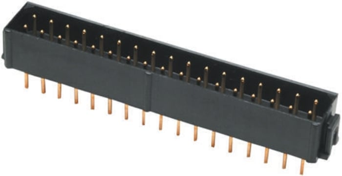 HARWIN Datamate L-Tek Series Straight Through Hole PCB Header, 10 Contact(s), 2.0mm Pitch, 2 Row(s), Shrouded