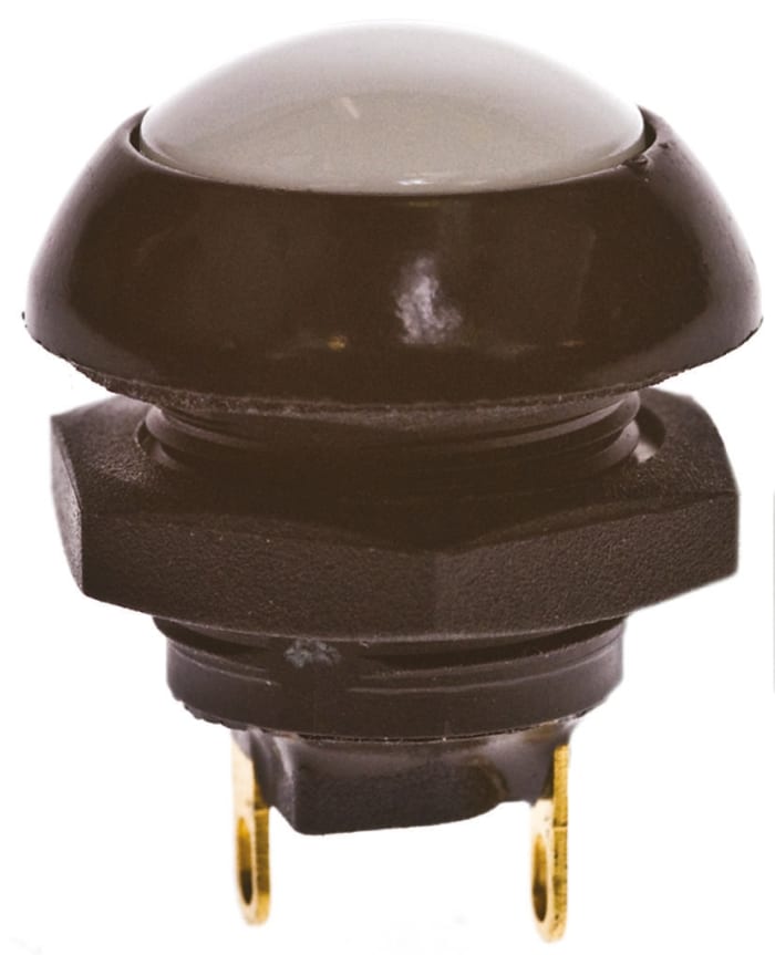 Otto Push Button Switch, Momentary, Panel Mount, SPDT, 28V dc, IP68