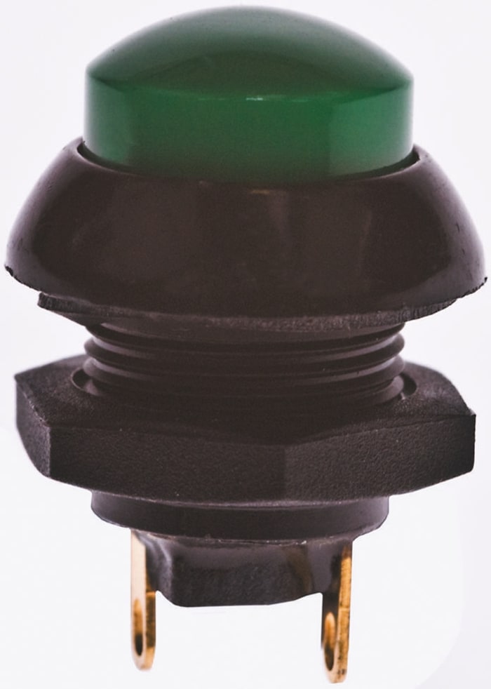 Otto Push Button Switch, Momentary, Panel Mount, SPDT, 28V dc, IP68