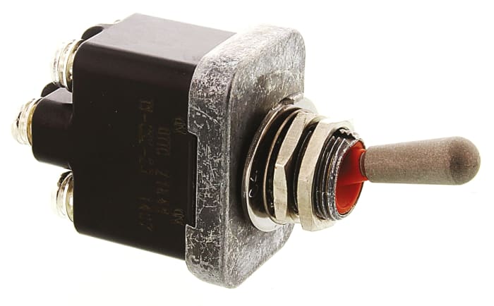 Otto Toggle Switch, Panel Mount, On-On, DPDT, Screw Terminal