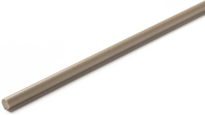 RS PRO White Acetal Rod, 1m x 22mm Diameter