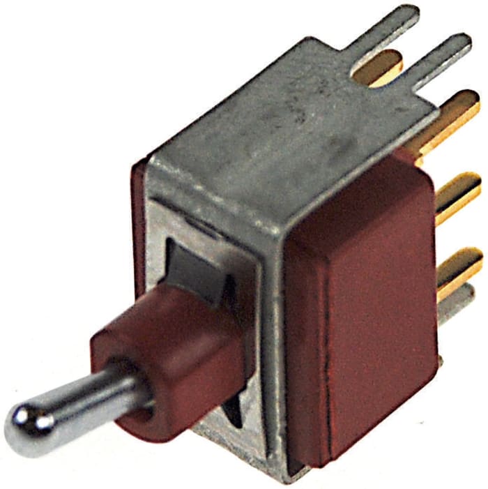 Interruptor de palanca DPDT, Funcionamiento Enclavamiento