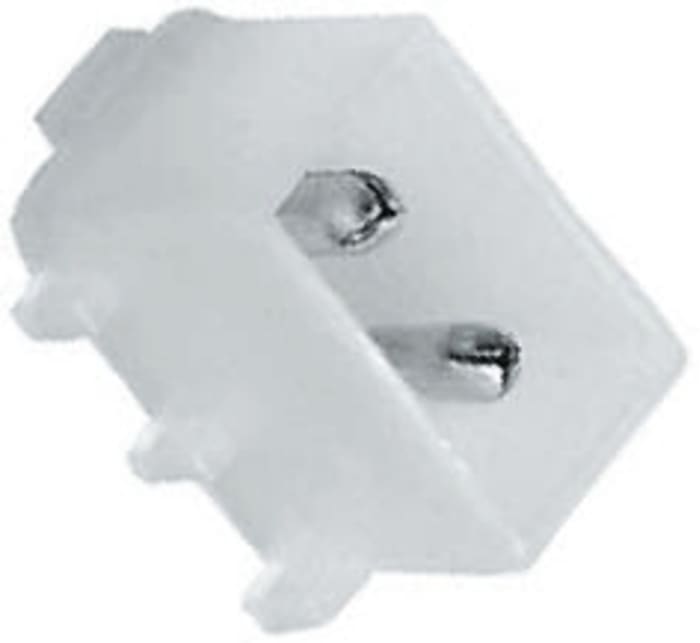 TE Connectivity MATE-N-LOK Series Straight Through Hole PCB Header, 2 Contact(s), 6.35mm Pitch