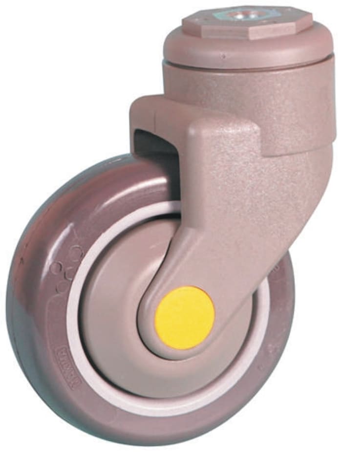 Guitel Hervieu Swivel Castor Wheel, 100daN Capacity, 125mm Wheel