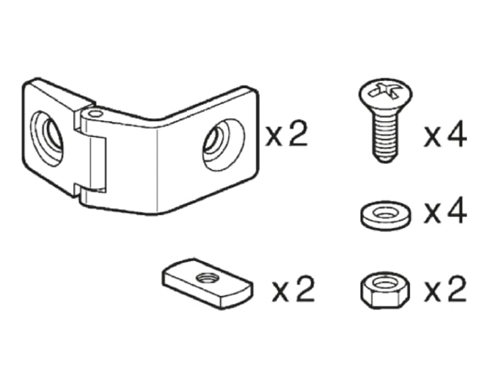 Legrand Zamak Hinge for Use with Atlantic Enclosure