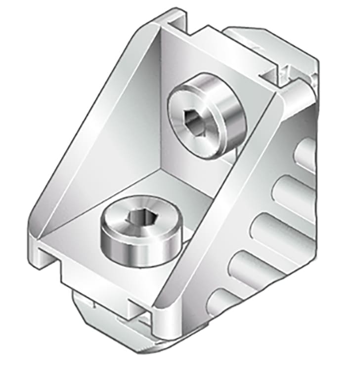 Equerre de fixation Bosch Rexroth, profilé 45 mm, L. 25mm, filetage M8, rainure 10mm en Aluminium moulé