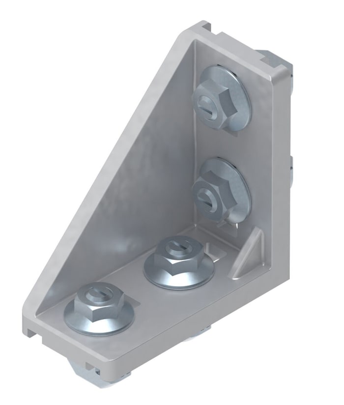 Bosch Rexroth M8 Angle Bracket, Connecting Component, Strut Profile 40 mm, Groove Size 10mm
