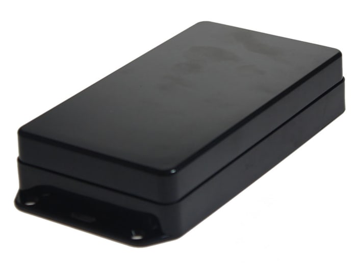 CAMDENBOSS Series 2000 Series Black ABS Enclosure, IP65, Flanged, Black Lid, 162 x 80 x 30mm