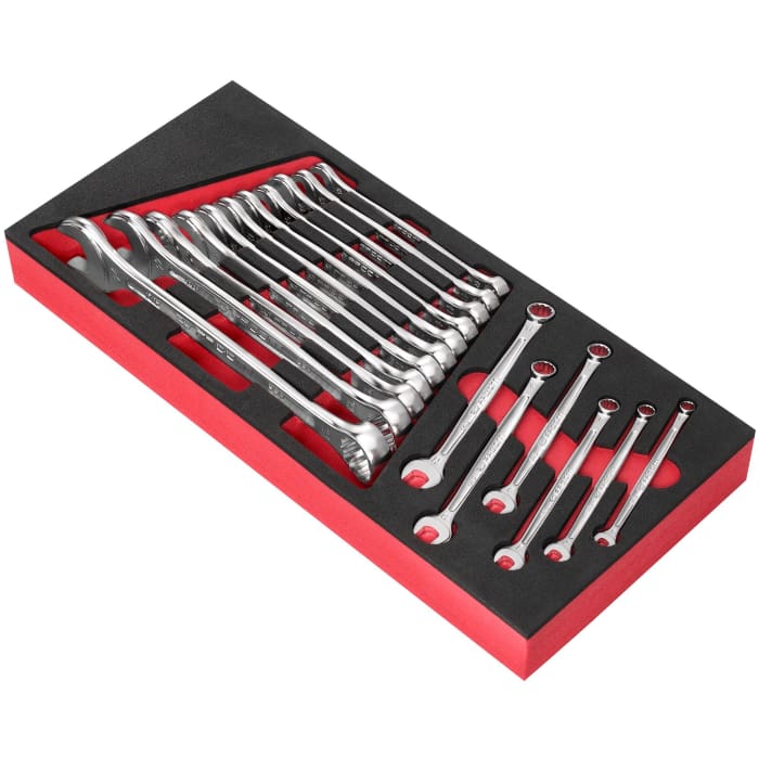 Facom MODM.440 Series 17-Piece Spanner Set, 6 → 24 mm, Chrome Vanadium Steel