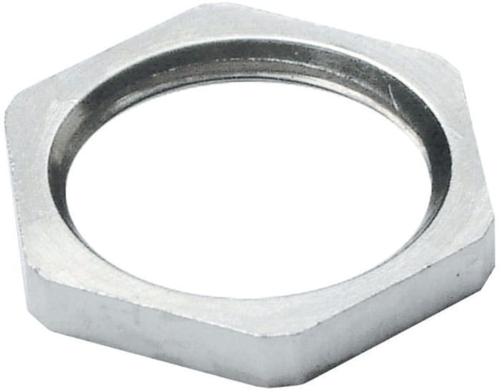 SIB Nickel Nickel Plated Brass Cable Gland Locknut, PG7 Thread