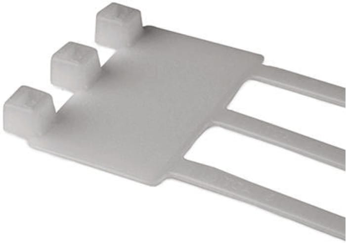 HellermannTyton Cable Tie, 205mm x 4.7 mm, Natural Nylon, Pk-50