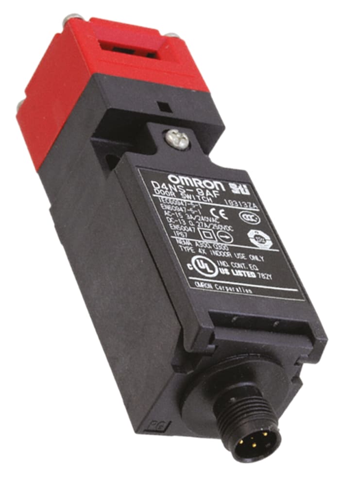 Omron D4NS Series Safety Interlock Switch, 2NC