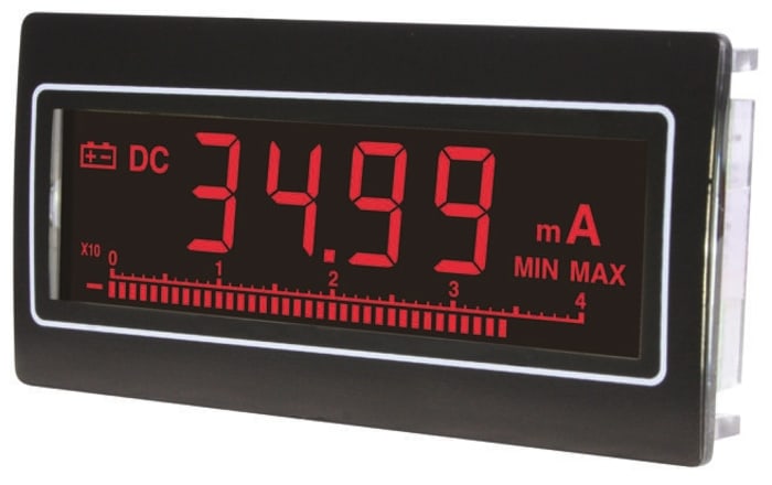 Trumeter Digital Panel Voltmeter DC, LCD Display 3.5-Digits ±2 %