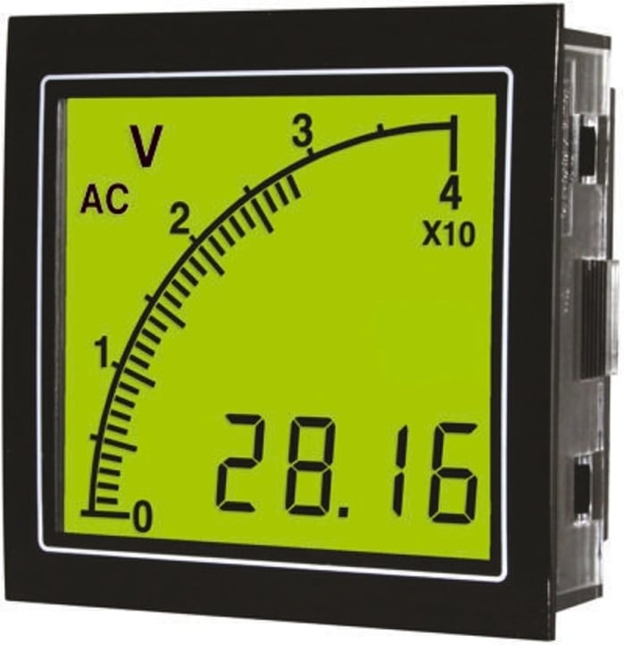 Trumeter Digital Panel Voltmeter AC, LCD Display 3.5-Digits ±2 %