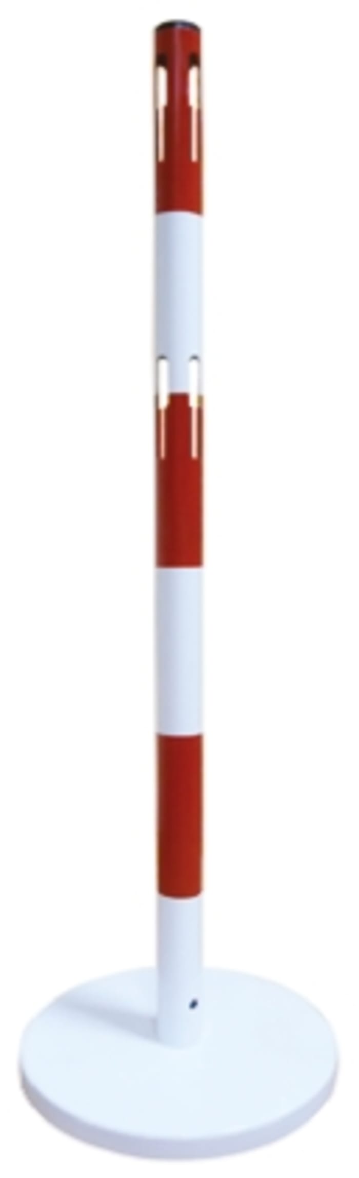RS PRO Red & White Steel Post