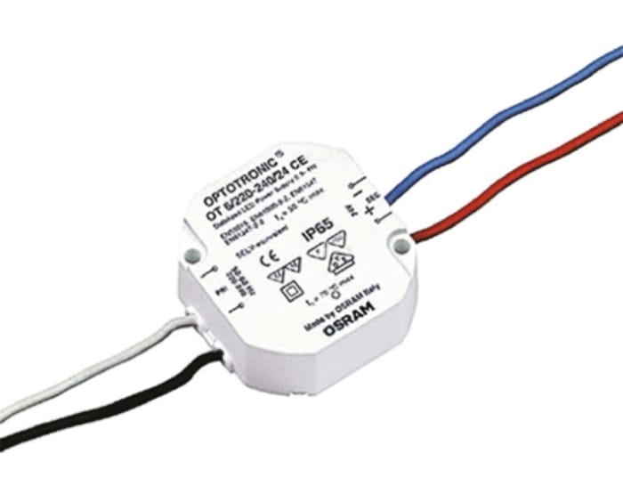 Osram LED Driver, 24V Output, 6W Output, 250mA Output, Constant Voltage