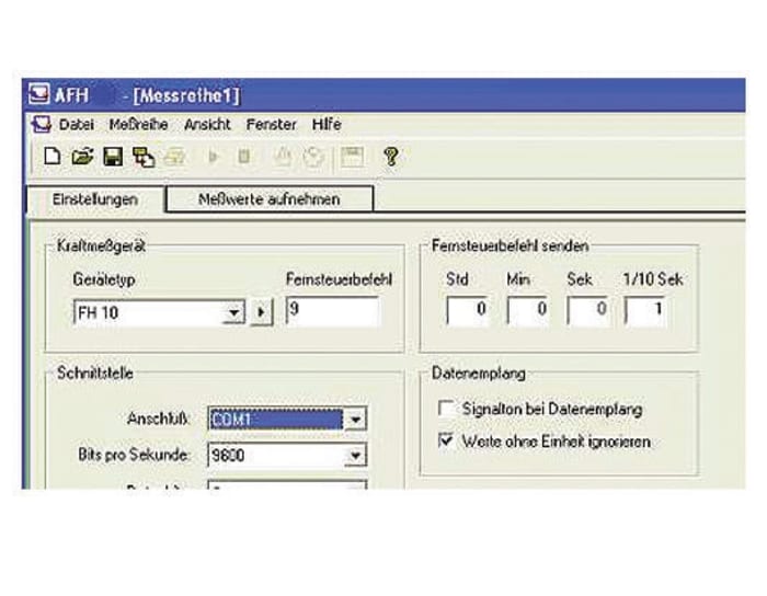 Sauter Messtechnik Software