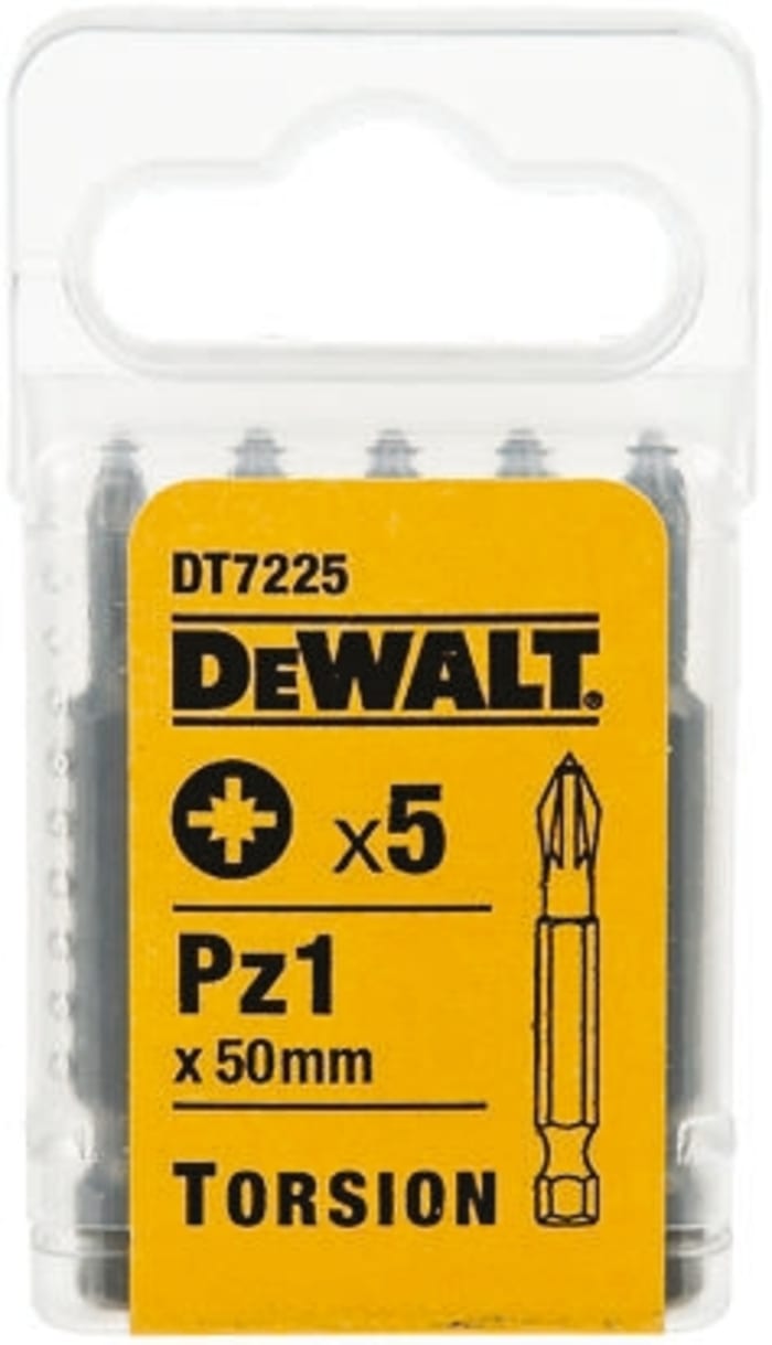 DeWALT Pozidriv Screwdriver Bit, PZ1 Tip