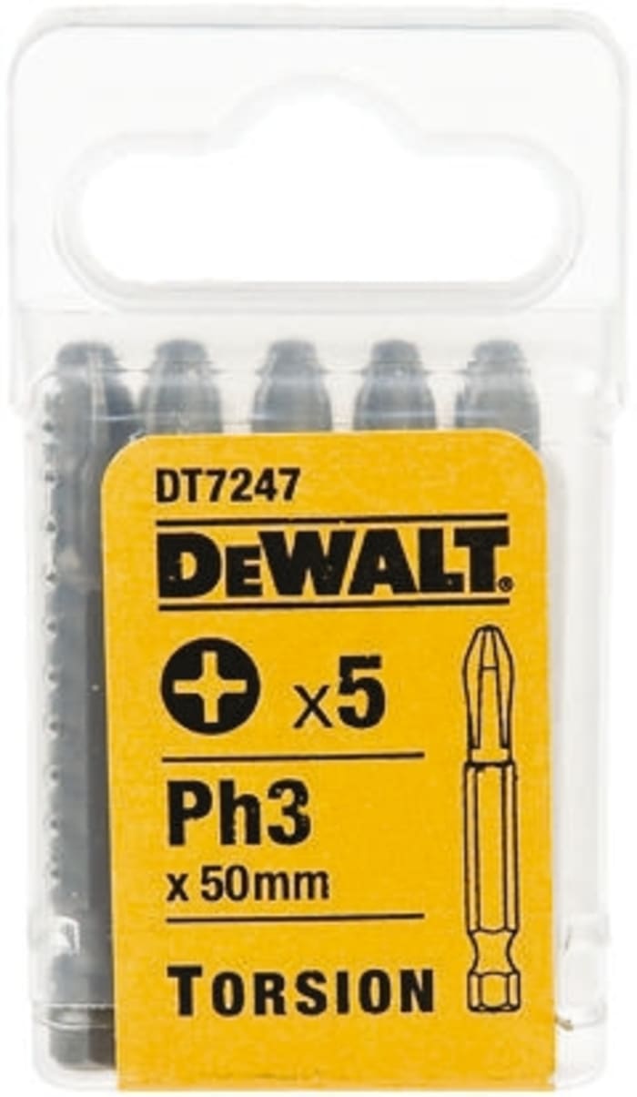 DeWALT Phillips Screwdriver Bit, PH3 Tip
