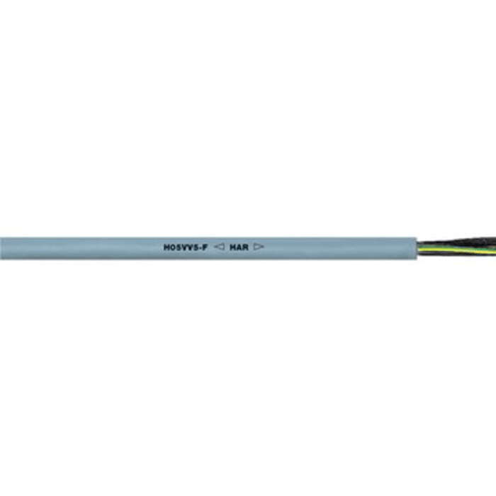 Lapp, 100m 5 Core, Grey PVC Power Cable +70°C