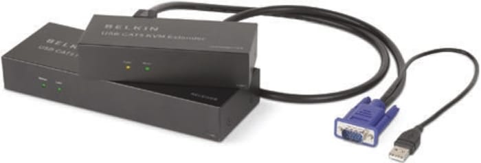 Belkin 2 Port  over CATx Extender, up to 150m Extension Distance