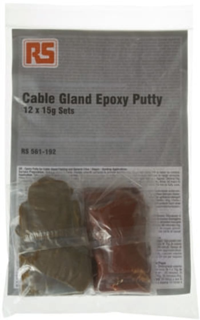 RS PRO Brown 180 g Epoxy Adhesive Set