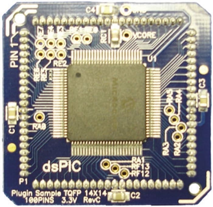 dsPIC33 GP TQFP Plug-In Module,MA330012