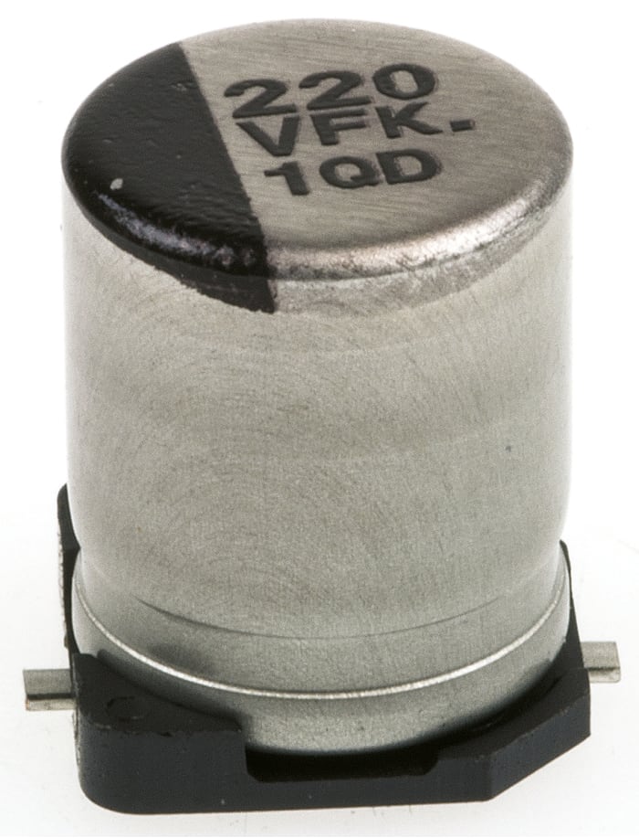 Panasonic 220μF Aluminium Electrolytic Aluminium Electrolytic Capacitor 35V dc, Surface Mount - EEEFK1V221AP