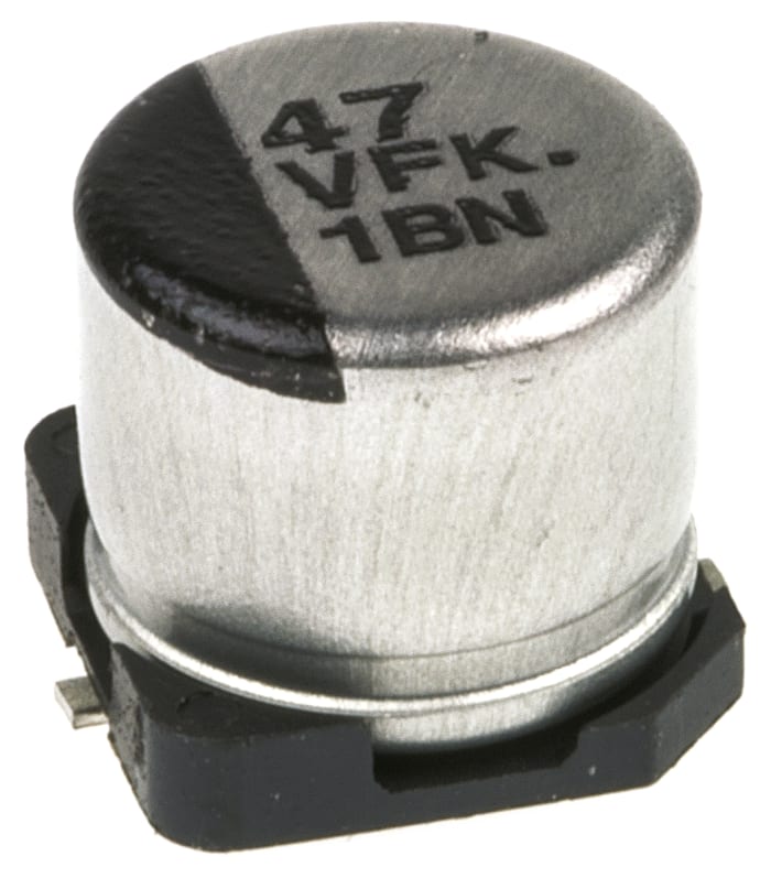 Condensateur électrolytique aluminium Panasonic série FK, Aluminium électrolytique 47μF, 35V c.c.